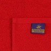 Set 2 prosoape Beverly Hills Polo Club 70x140cm bumbac 100%, roșu, cu emblemă BHPC, densitate 450g/m