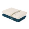Set 2 prosoape 70x140cm bumbac 100%, BHPC, 409 Crem, Bleumarin