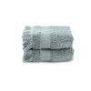 Set 2 prosoape75x150cm bumbac 100% cu franjuri, Hobby Home, Zeus verde