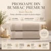 Set 2 prosoape baie bumbac 100% terry 500 GSM Micra Bej