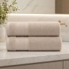 Set 2 prosoape baie bumbac 100% terry 500 GSM Micra Bej