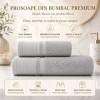 Set 2 prosoape baie bumbac 100% terry 500 GSM Monza gri deschis
