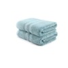 Set 2 prosoape Ayliz 50x90cm bambus si bumbac, moi si pufoase, verzi