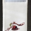 Set 2 prosoape bucatarie bumbac 100% cu broderie, Ciocolata