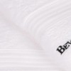 Set 2 prosoape bumbac 100%, Beverly Hills Polo Club, Alb 71x137cm, A 150
