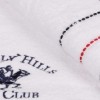 Set 2 prosoape bumbac 100%, Beverly Hills Polo Club,Alb 70x140cm,Fitilli