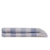 Set 2 prosoape cu franjuri bumbac 50x90 Stripe Bleu Hobby Home