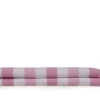 Prosop de plaja cu franjuri, bumbac 100%, 70X140 cm, Stripe Pink