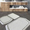 Set 3 covorase baie acril, Alessia Home, Genom White