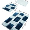 Set 3 covorase baie acril, Alessia Home, Piazza Blue