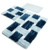 Set 3 covorase baie acril, Alessia Home, Piazza Blue