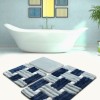 Set 3 covorase baie acril, Alessia Home, Piazza Blue