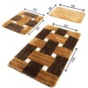 Set 3 covorase baie acril, Alessia Home, Piazza Coffe