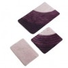 Set 3 covorase baie acril, Alessia Home, Well Purple