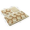 Set 3 covorase baie acril, Chilai Home, Elegant Beige