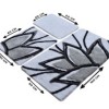 Set 3 covorase baie acril, Chilai Home, Lotus - Grey