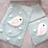 Set 3 covorase baie, Alessia Home, Birdie - Mint