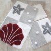 Set 3 covorase baie, Alessia Home, Star Fish gri