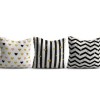Set 3 fete perna decorative 43x43cm, Geometric and Love