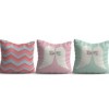 Set 3 fete perna decorative 43x43cm, Stripe and Angels