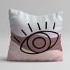 Set 3 fete de perna decorative Abstract Npastel 43x43 cm