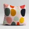Set 3 fete perna decorative 43x43 cm cu design colorat abstract in stil pop art pastel