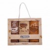 Set 3 prosoape bucatarie bumbac 100%,  Café latte