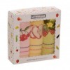 Set 3 prosoape bucatarie cu broderie, bumbac 100%, Fructe