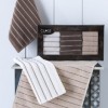 Set 3 prosoape bumbac 100%, 30x50cm, Class Home, Crem/Bej/Maro