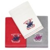 Set 3 prosoape bumbac 100%, Beverly Hills Polo Club, 401 White, Red, Grey