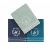 Set 3 prosoape 50x90cm bumbac 100%, Beverly Hills Polo Club,408 Bleu, Albastru, Bleumarin