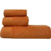 Set 3 prosoape bumbac 100%,Class Home, Chain Orange (portocaliu)