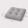 perna scaun sau podea gri 40x40x8 cm pentru terasa si gradina