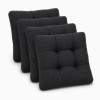 perna scaun sau podea negru 40x40x8 cm pentru terasa si gradina