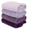 Set 4 prosoape 50x90cm bumbac 100%, BHPC, 406 Purple