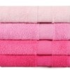 Set 4 prosoape 50x90cm bumbac 100%, BHPC, 801 Pink