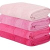 Set 4 prosoape 50x90cm bumbac 100%, BHPC, 801 Pink