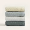 Set 4 prosoape bumbac 100% Koza crem, gri, ecru, antracit – ultra-absorbante și moi