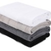 Set 4 prosoape 70x140cm bumbac 100%, BHPC, 801 Black