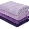 Set 4 prosoape 70x140cm bumbac 100%, BHPC, 801 Lilac