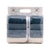Set 4 prosoape 70x140cm bumbac 100%, BHPC, 801 Petrol Blue