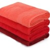 Set 4 prosoape 70x140cm bumbac 100%, BHPC, 801 Red