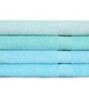Set 4 prosoape 70x140cm bumbac 100%, BHPC, 801 Water Green