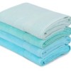 Set 4 prosoape 70x140cm bumbac 100%, BHPC, 801 Water Green