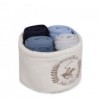 Set 4 prosoape bumbac 100%, Beverly Hills Polo Club, cod Imagine - Blue
