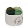 Set 4 prosoape bumbac 100%, Beverly Hills Polo Club, cod Imagine - Green