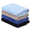 Set 4 prosoape bumbac 100%, BHPC, Wash 14 Dark Blue Blue Beige Black