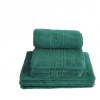 Set 4 prosoape bumbac 100% cu bordura greceasca, Verde