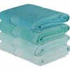 Set 4 prosoape bumbac 100%,Hobby Home, 50x90 cm, Rainbow - Water Green