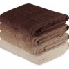 Set 4 prosoape bumbac 100%,Hobby Home, 70x140 cm, Rainbow - Brown